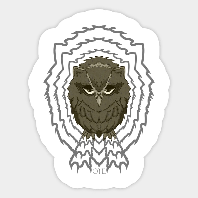 OTE nocturnal Zoom alt Sticker by OwnTheElementsClothing